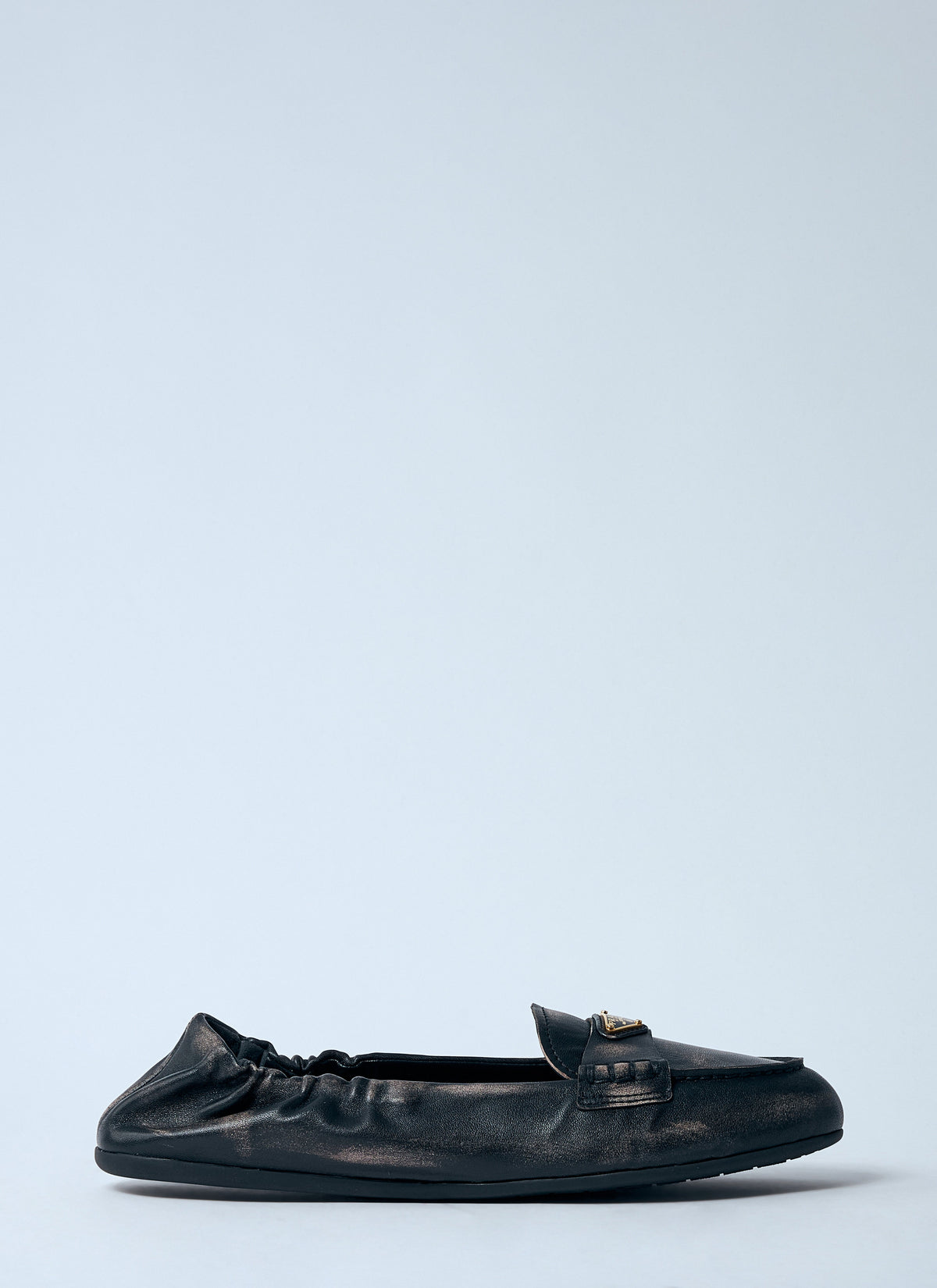 Prada Women Logo Plaque Loafters