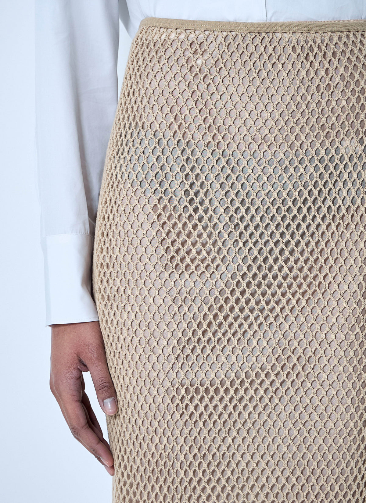 Prada Prada Women Crochet Midi Skirt