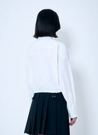 Prada Women Drawstring Hem Shirt