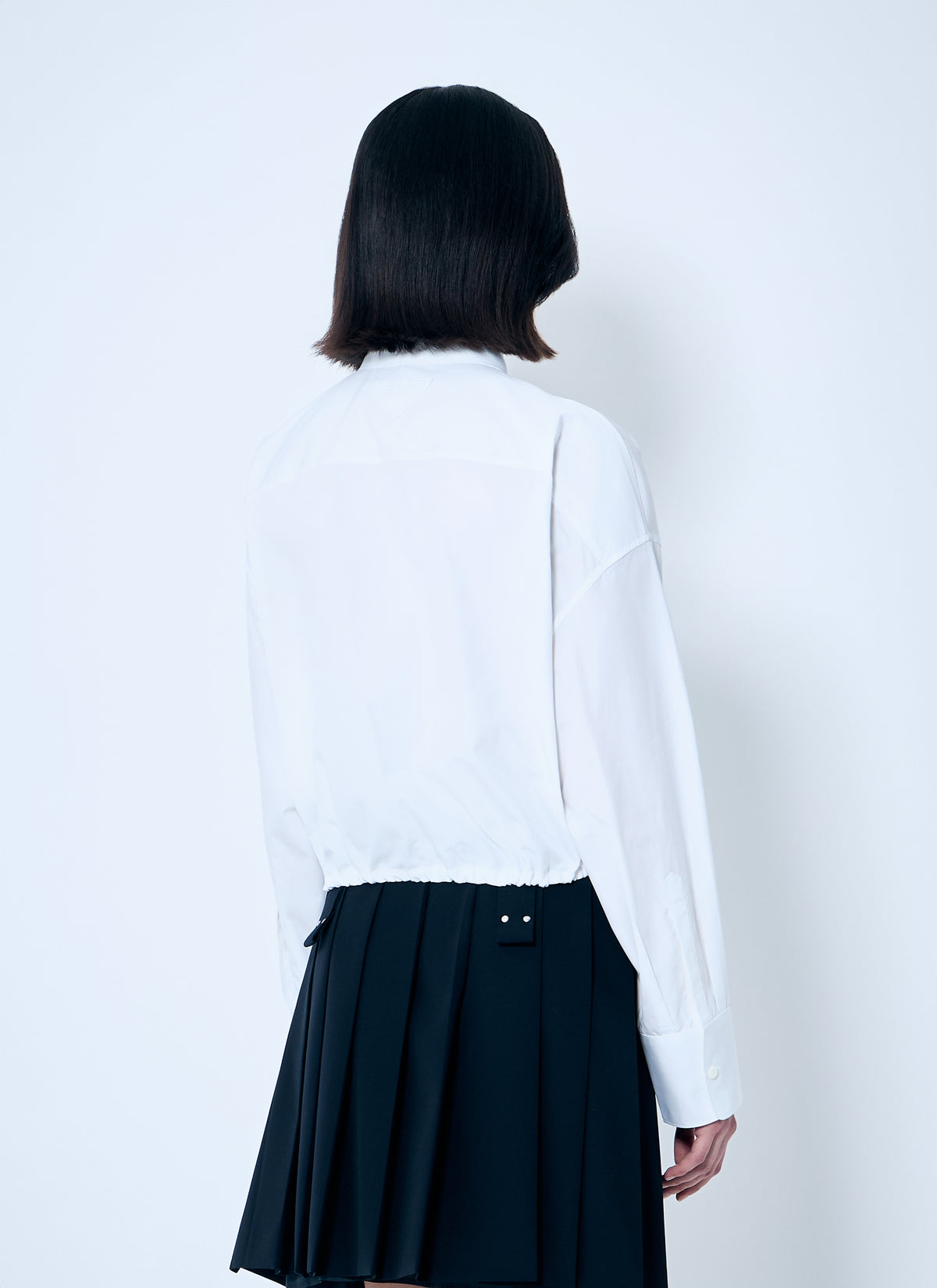 Prada Women Drawstring Hem Shirt