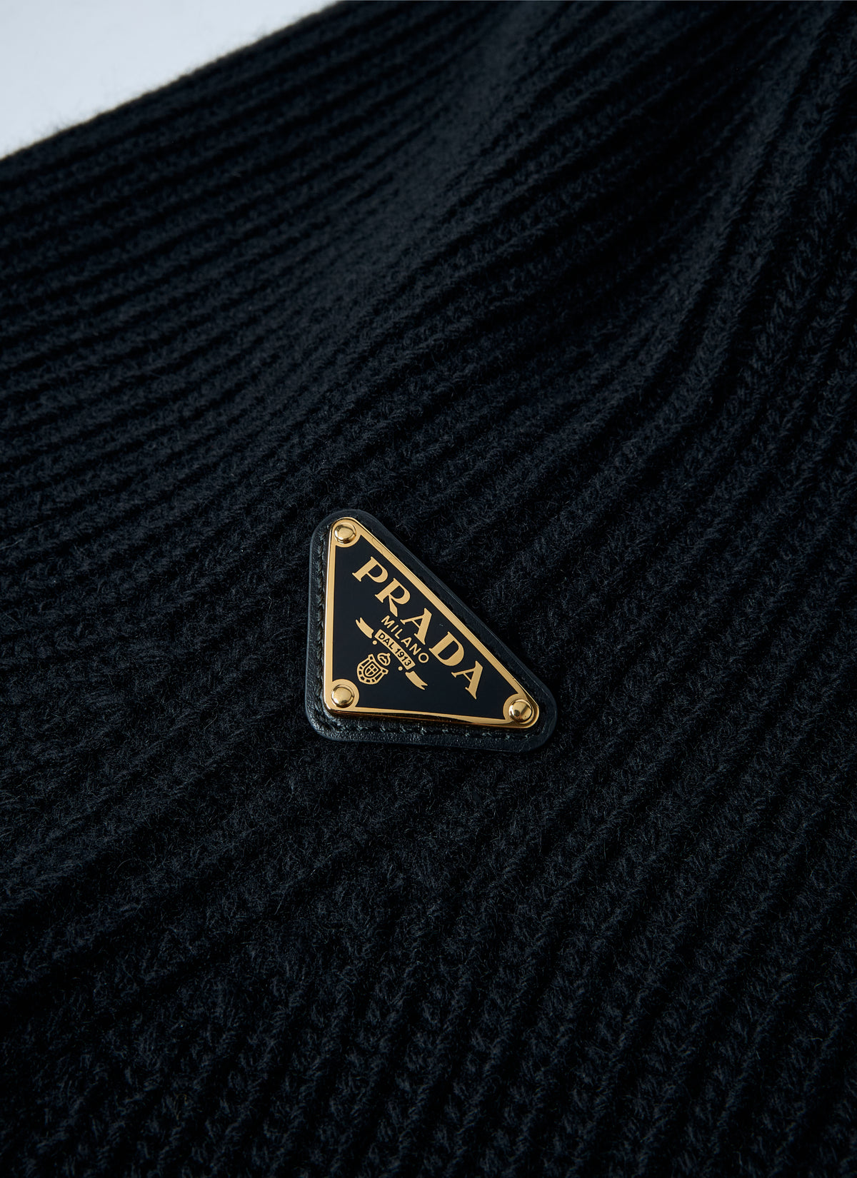 Prada Women Logo Plaque Balaclava