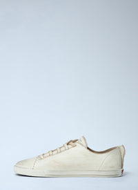 Prada Women Antiqued Leather Sneakers