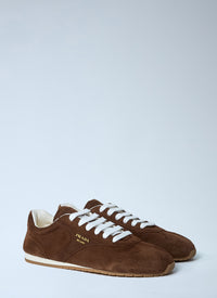 Prada Prada Women Suede Sneakers