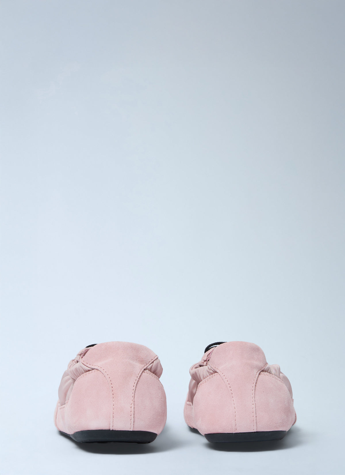 Prada Women Collapse Re-Nylon And Suede Sneakers