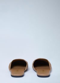 Prada Women Leather Pony-Hair Mules