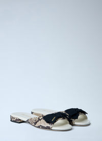 Prada Women Textured Slide Sandals