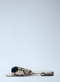 Prada Women Textured Slide Sandals
