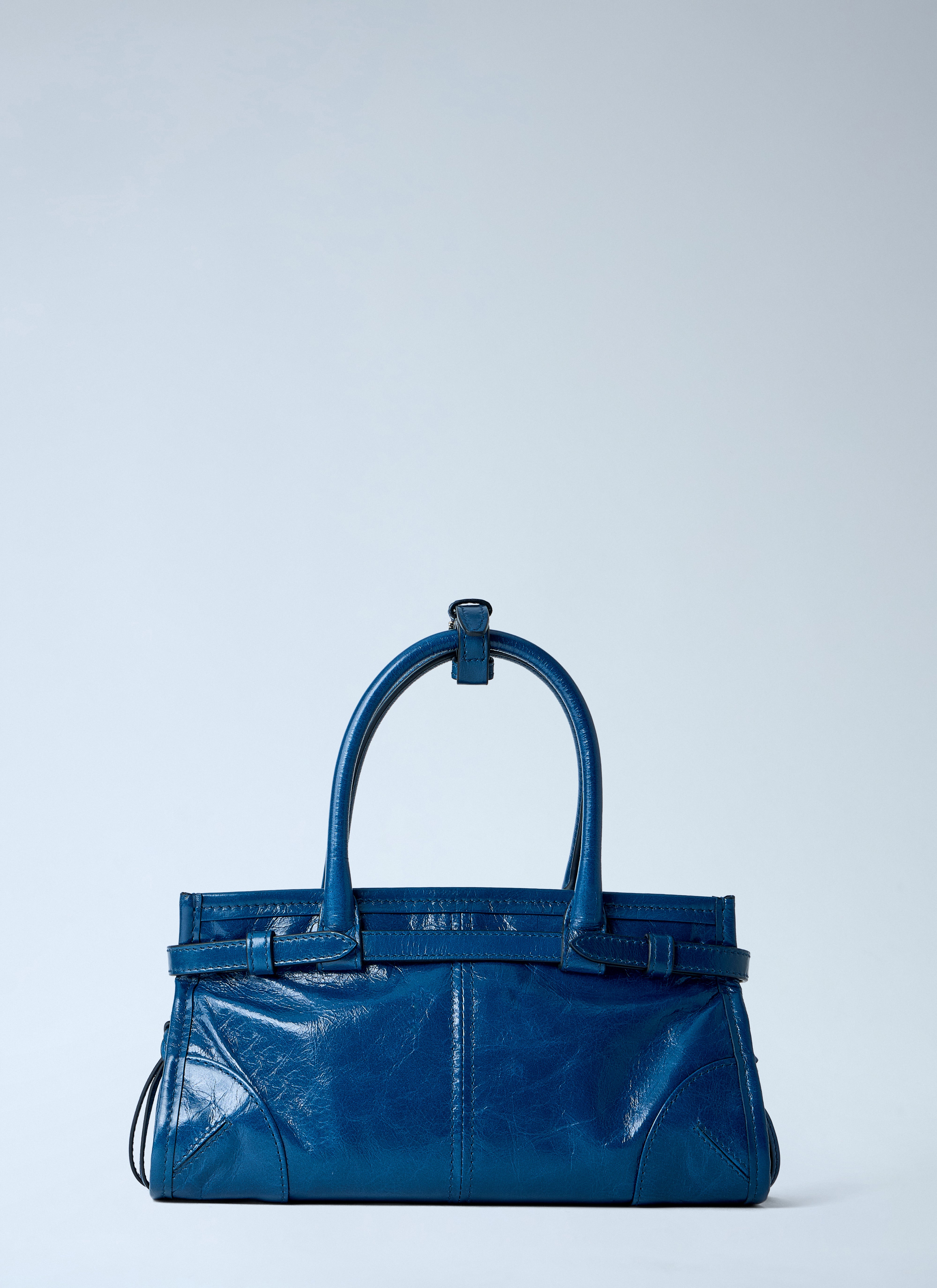 【✨美品✨】プラダ ミニボストンバッグ レザー ライトブルー 財布付き Prada Women Mini Bonnie Handbag – Bluefly