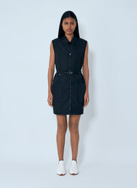 Prada Women Re-Nylon Belted Mini Dress