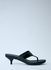 Prada Women Patent Leather Thong Sandals
