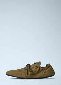 Prada Women Collapse Canvas Sneakers
