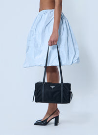 Prada Prada Women Bauletto Large In Re-Nylon E Saffiano