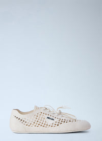 Prada Women Collapse Crochet Sneakers