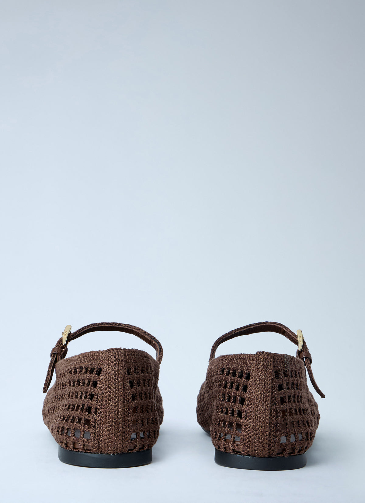 Prada Women Crochet Knit Ballerina Flats