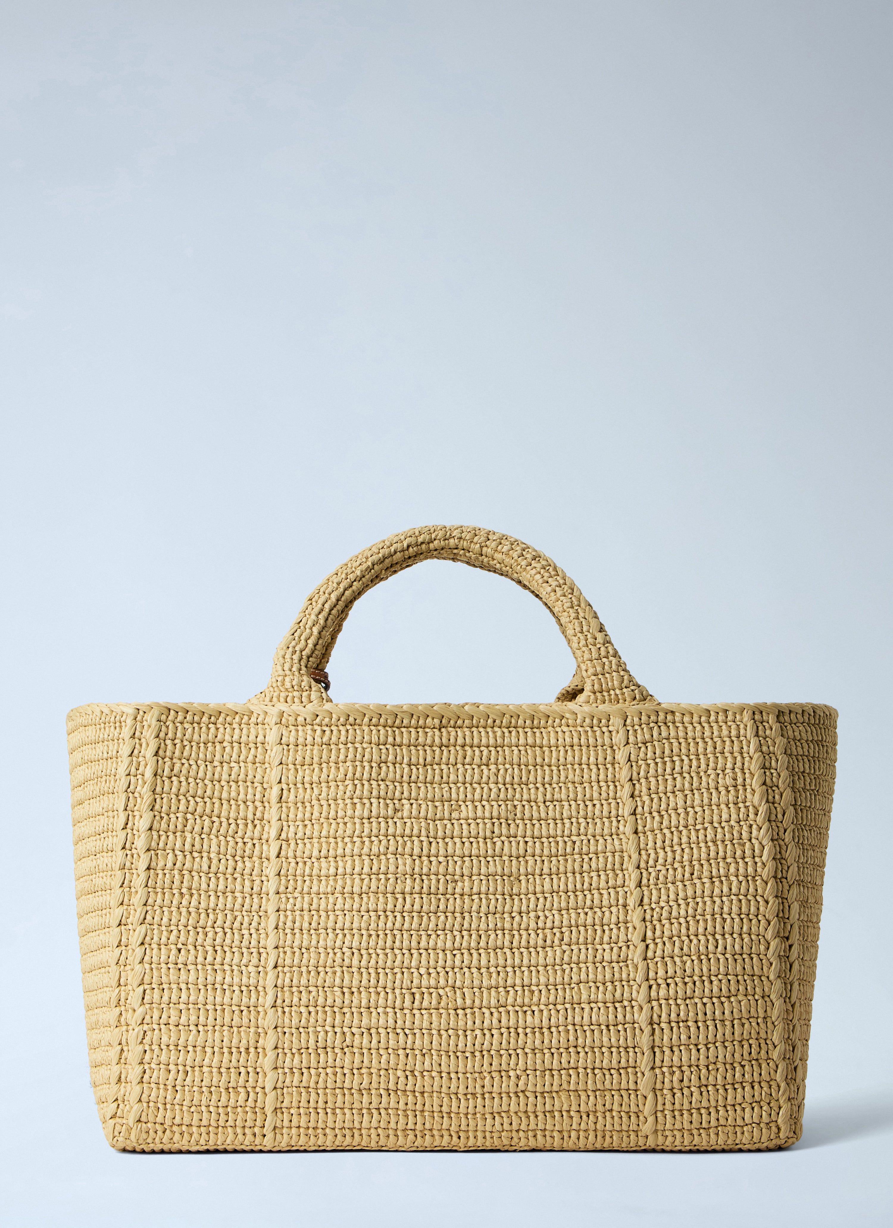 Prada Women Crochet Large Handbag