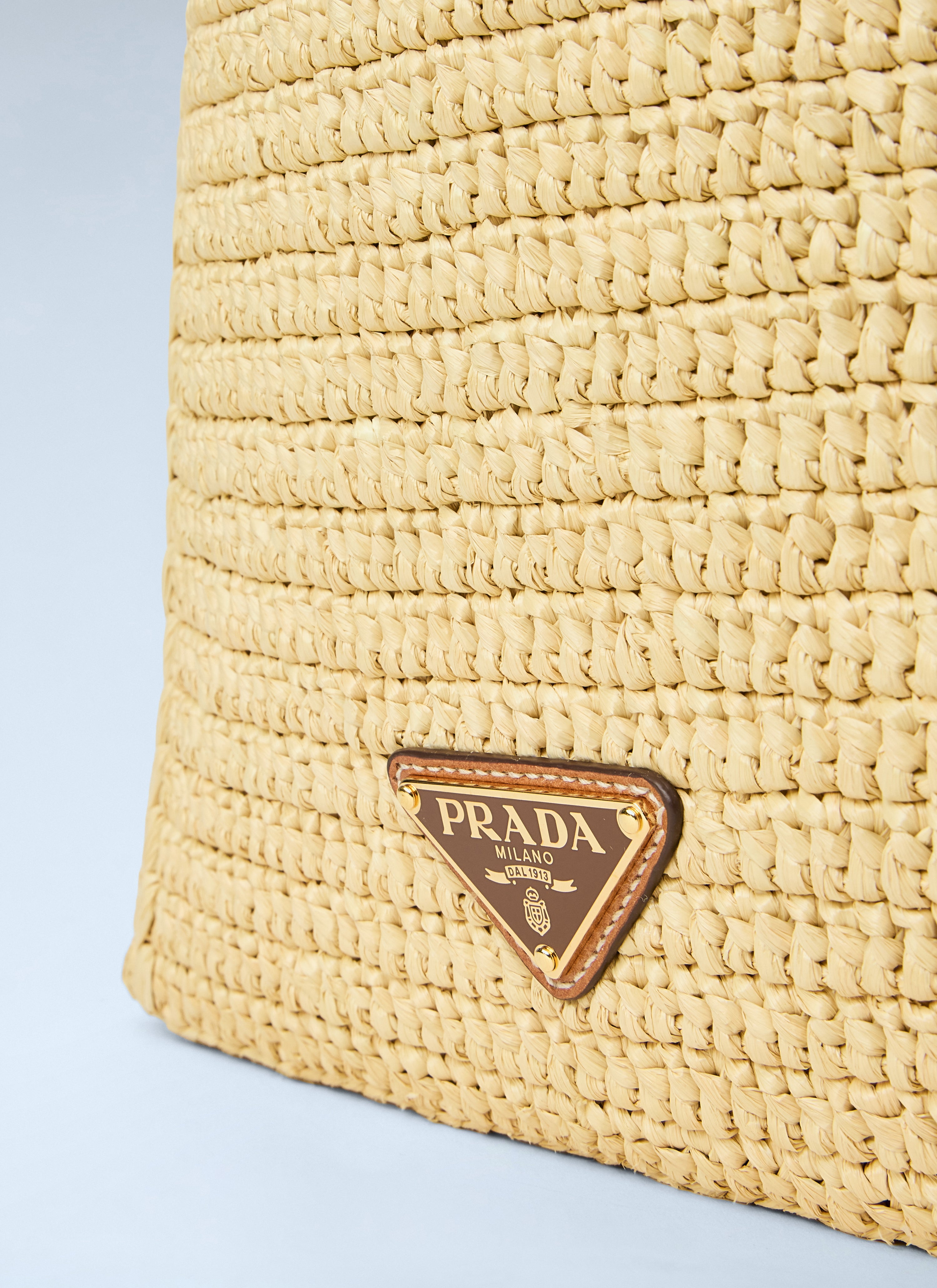 Prada Women Crochet Large Handbag