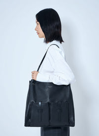 Prada Women Leather Large Route Tote Bag