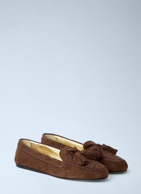 Prada Women Suede Loafers