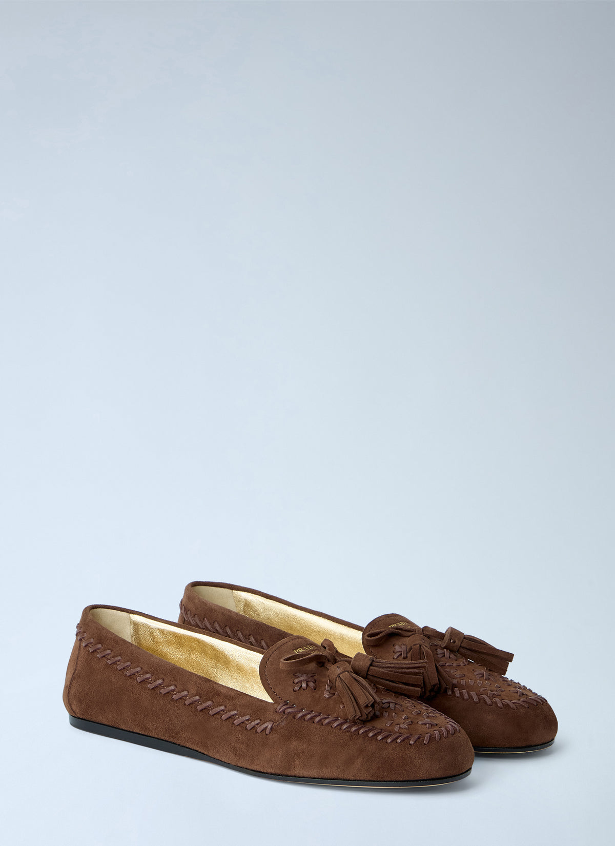 Prada Women Suede Loafers