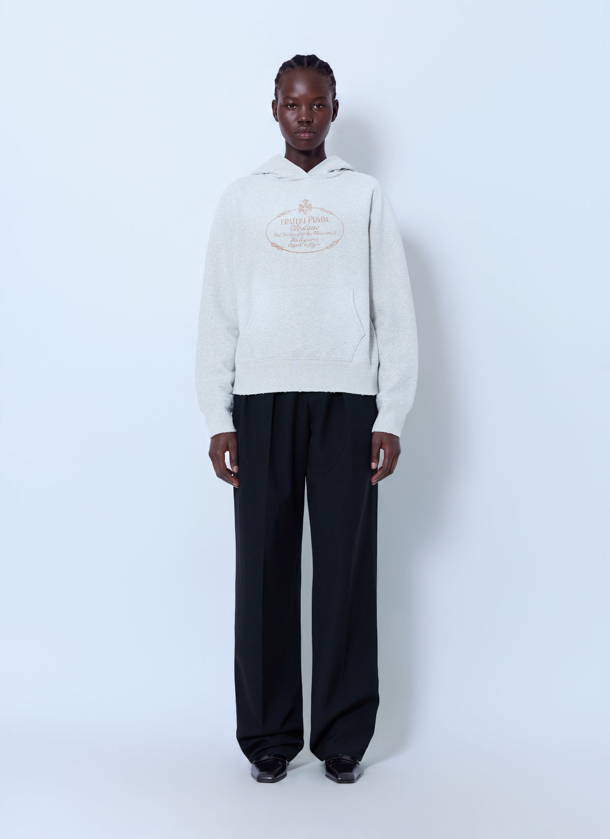 Prada Prada Women Cotton Fleece Hoodie