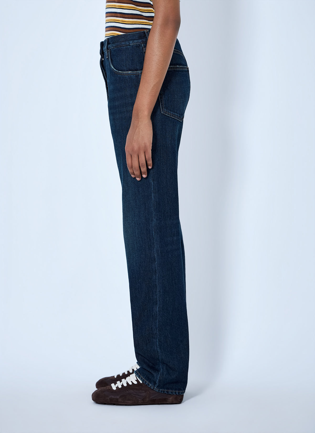 Prada Prada Women Straight-Leg Washed Denim Jeans