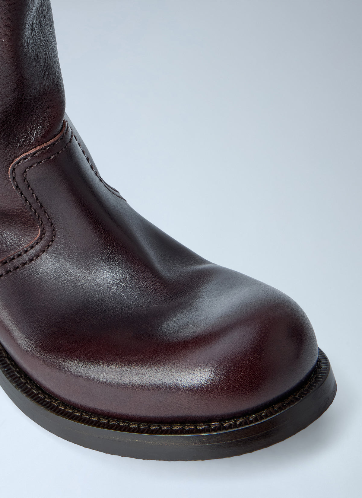 Prada Prada Women Leather Mid-Calf Boots