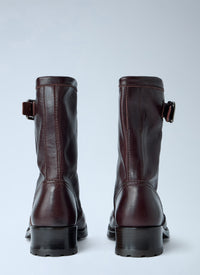 Prada Prada Women Leather Mid-Calf Boots