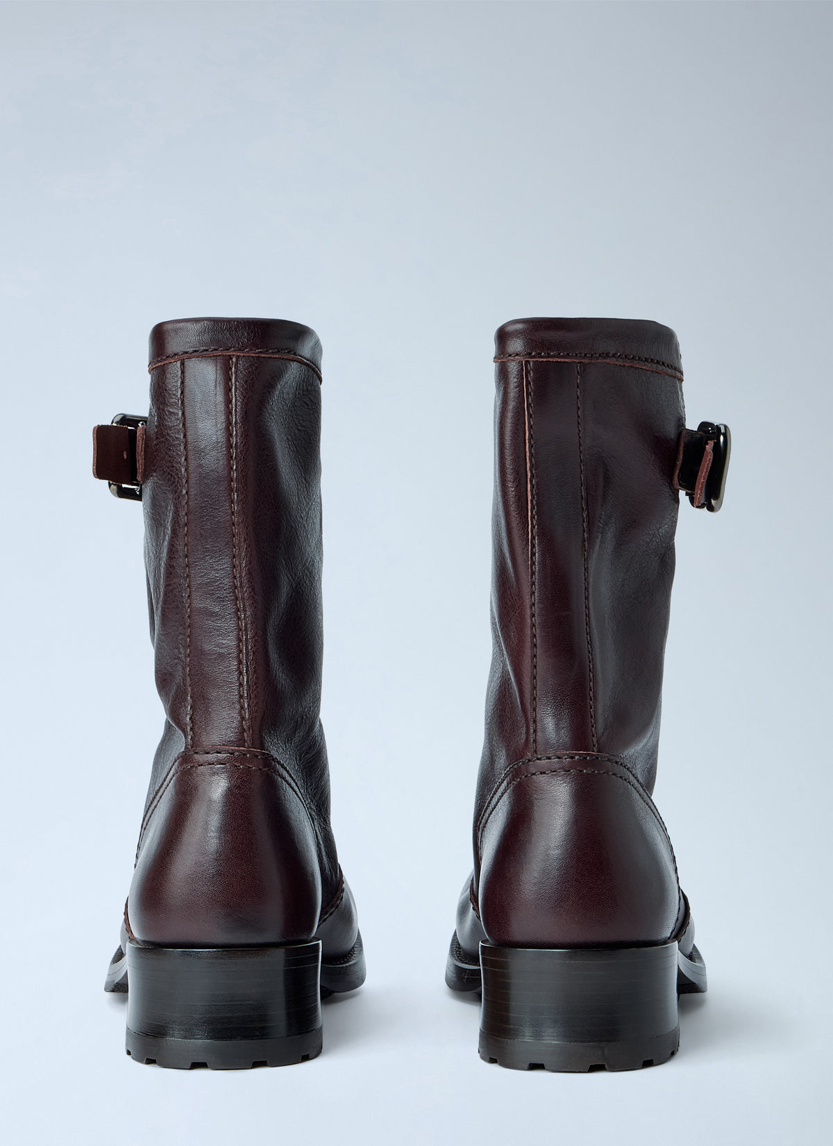 Prada Prada Women Leather Mid-Calf Boots