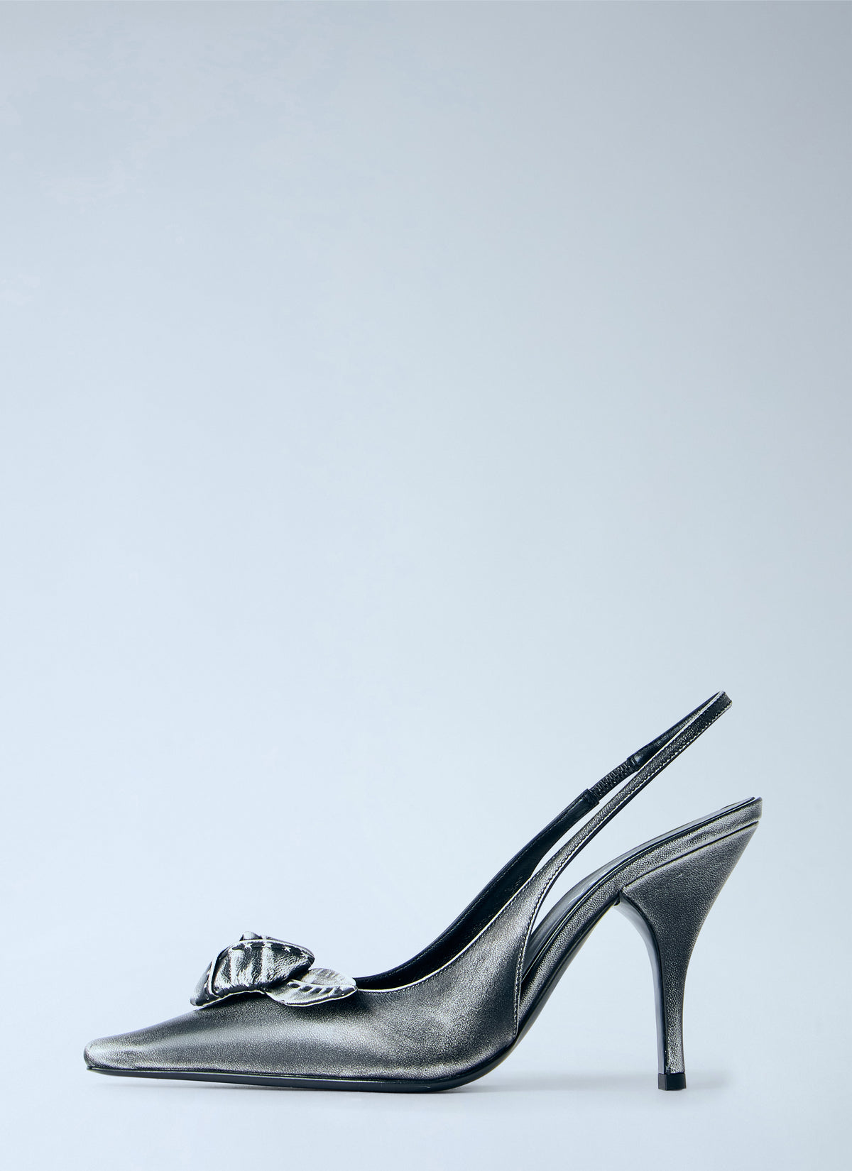 Prada Women Leather Slingback Pumps