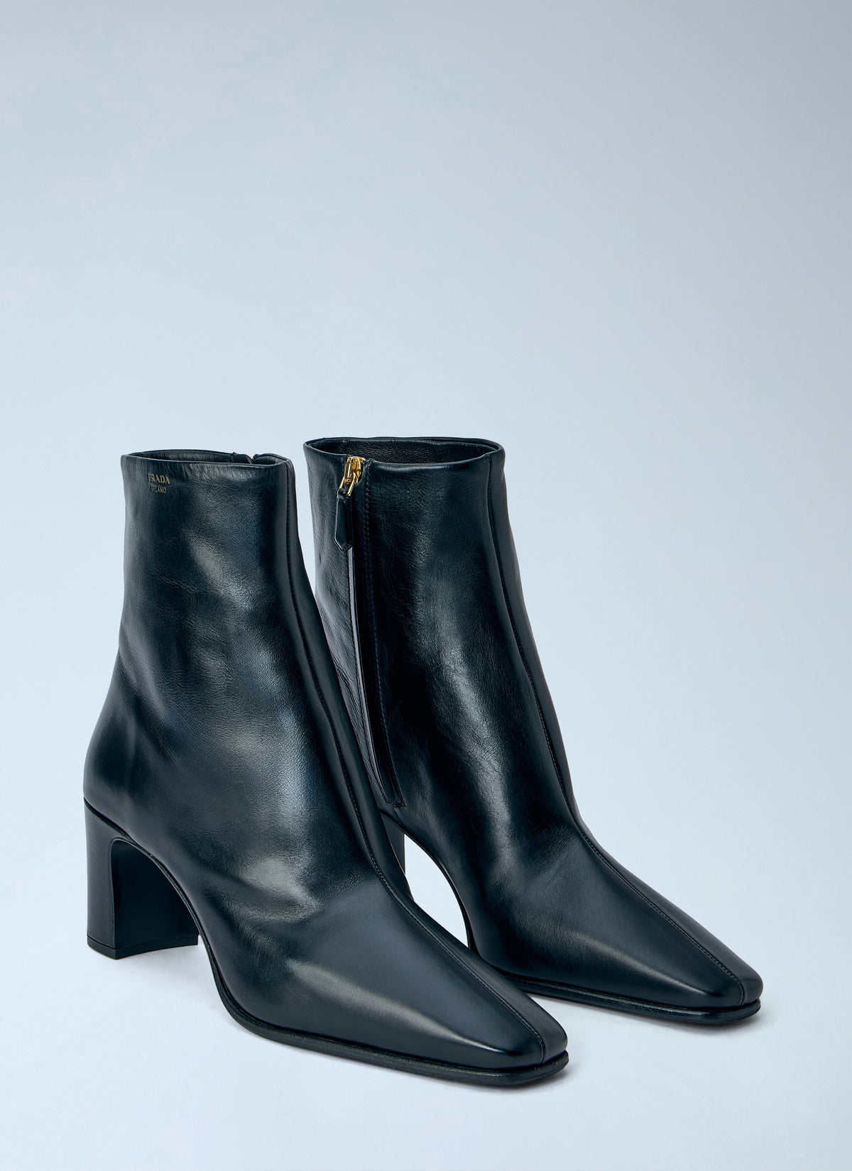 Prada Women Leather Booties