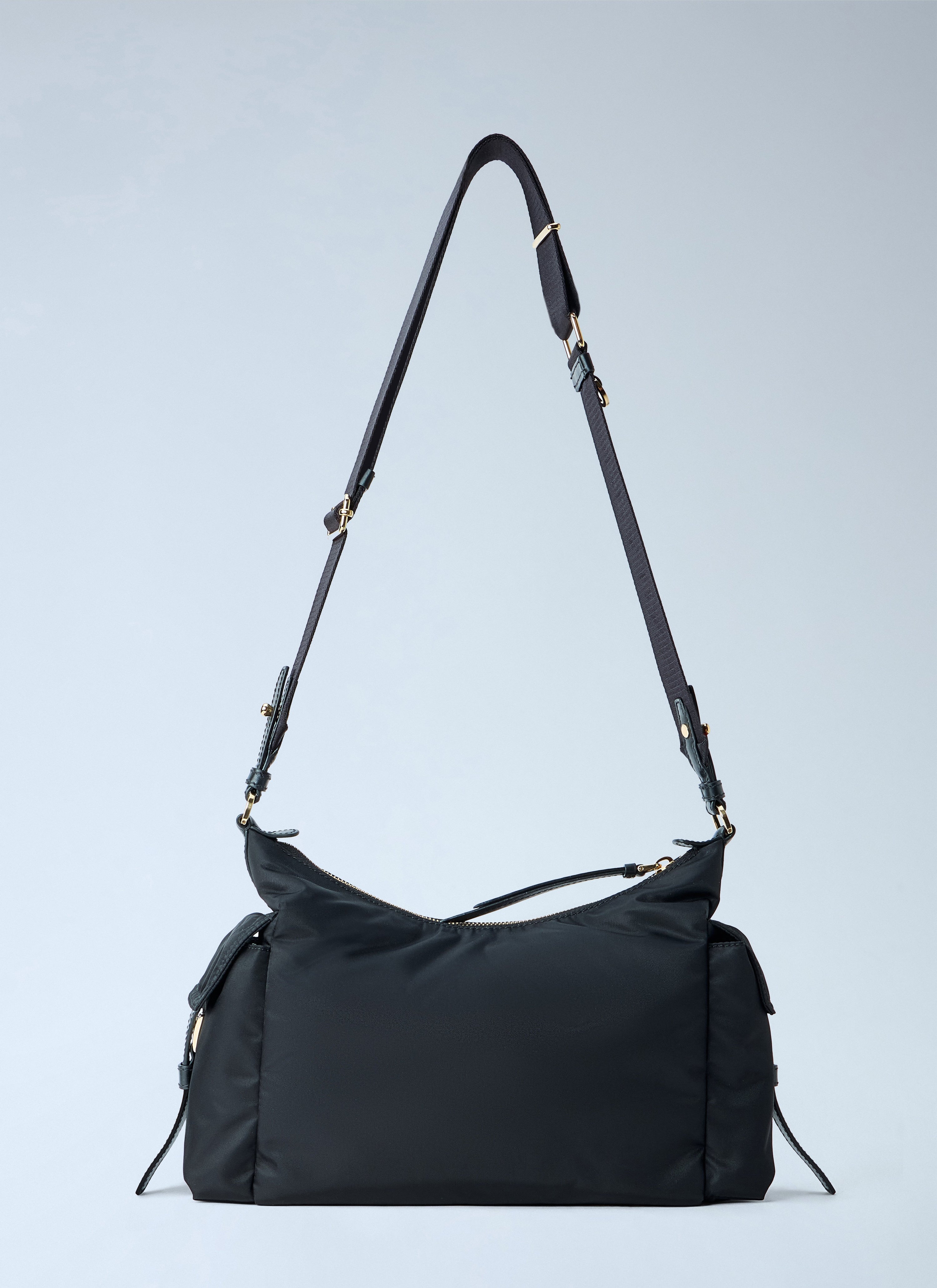 Prada Prada Women Explore Large Re-Nylon And Leather Shoulder Bag
