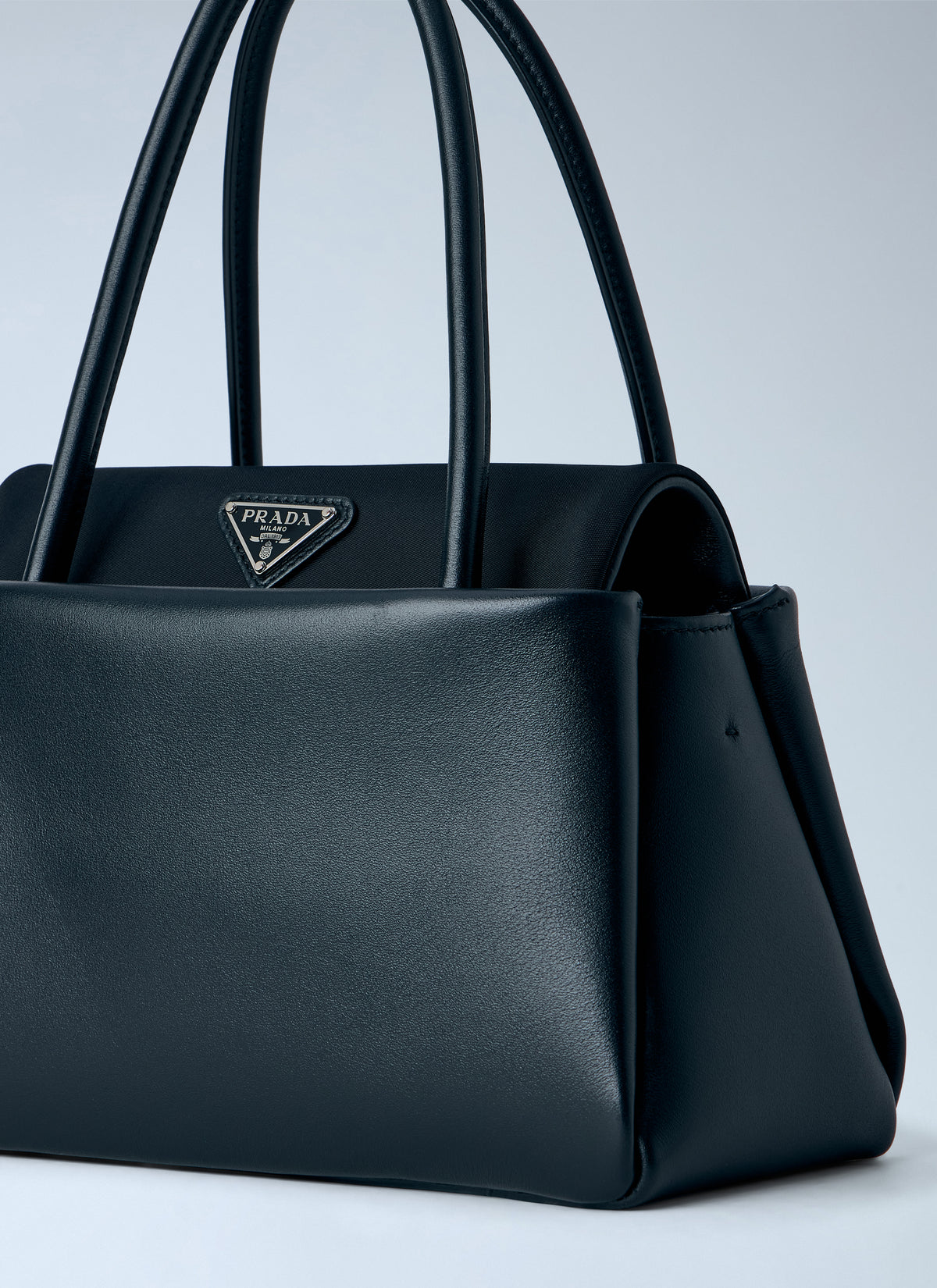 Prada Women Passage Small Handbag With Re-Nylon Flap