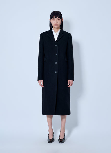 Prada Women Single-Breasted Wool Coat – Bluefly