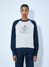 Prada Women Cotton Crew-Neck Sweatshirt