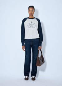 Prada Women Cotton Crew-Neck Sweatshirt