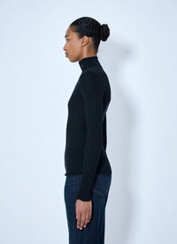 Prada Prada Women Ribbed Turtleneck Top