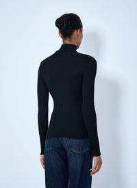 Prada Prada Women Ribbed Turtleneck Top