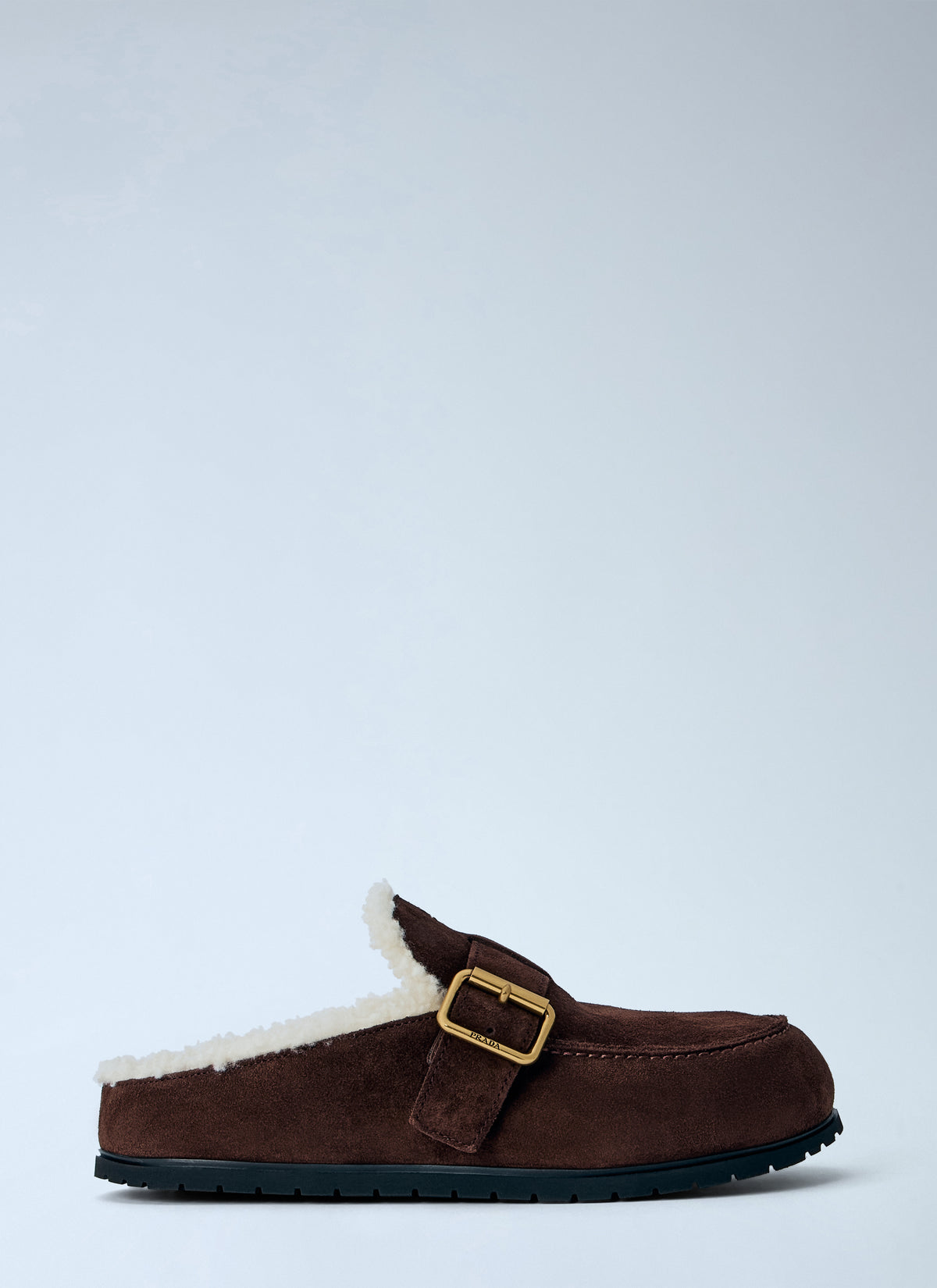 Prada Women Suede Mules
