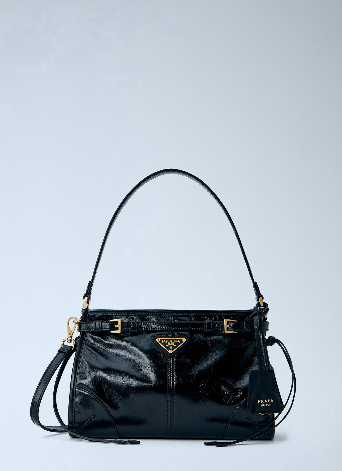 Prada Women Bonnie Small Leather Handbag