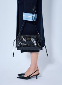 Prada Women Bonnie Small Leather Handbag