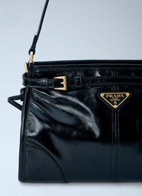 Prada Women Bonnie Small Leather Handbag
