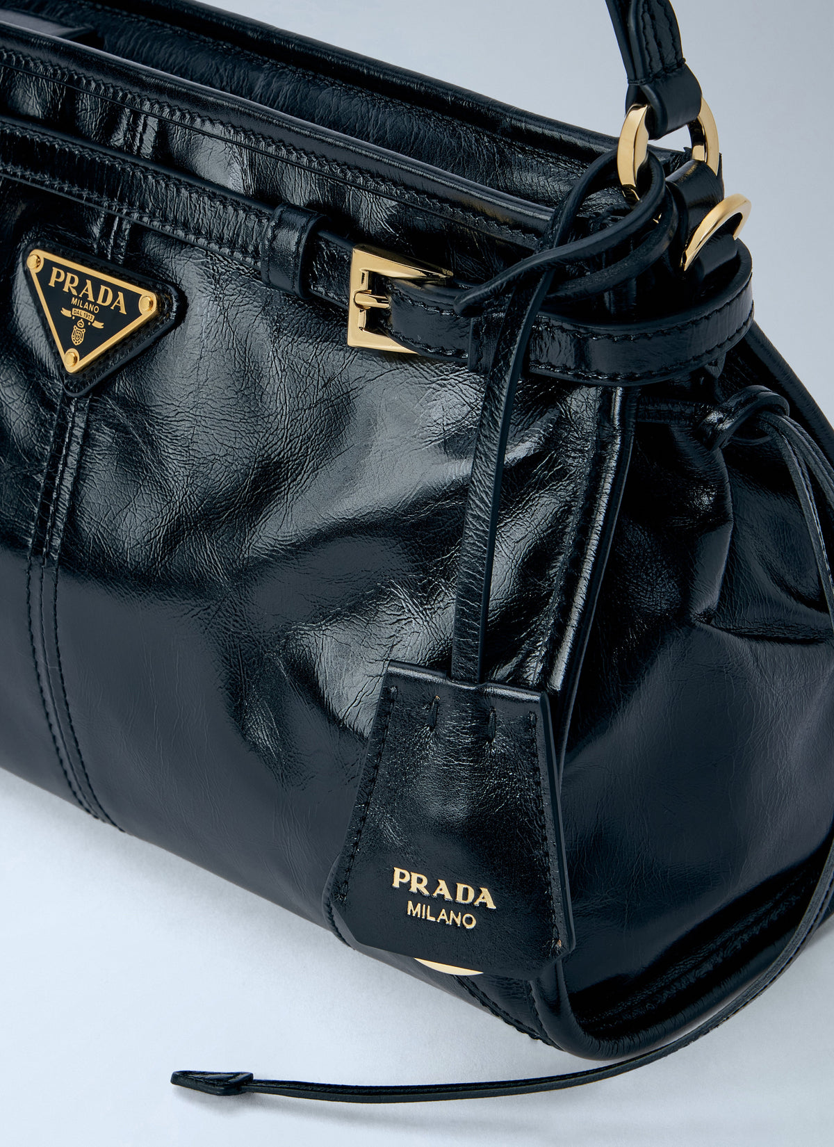 Prada Women Bonnie Small Leather Handbag