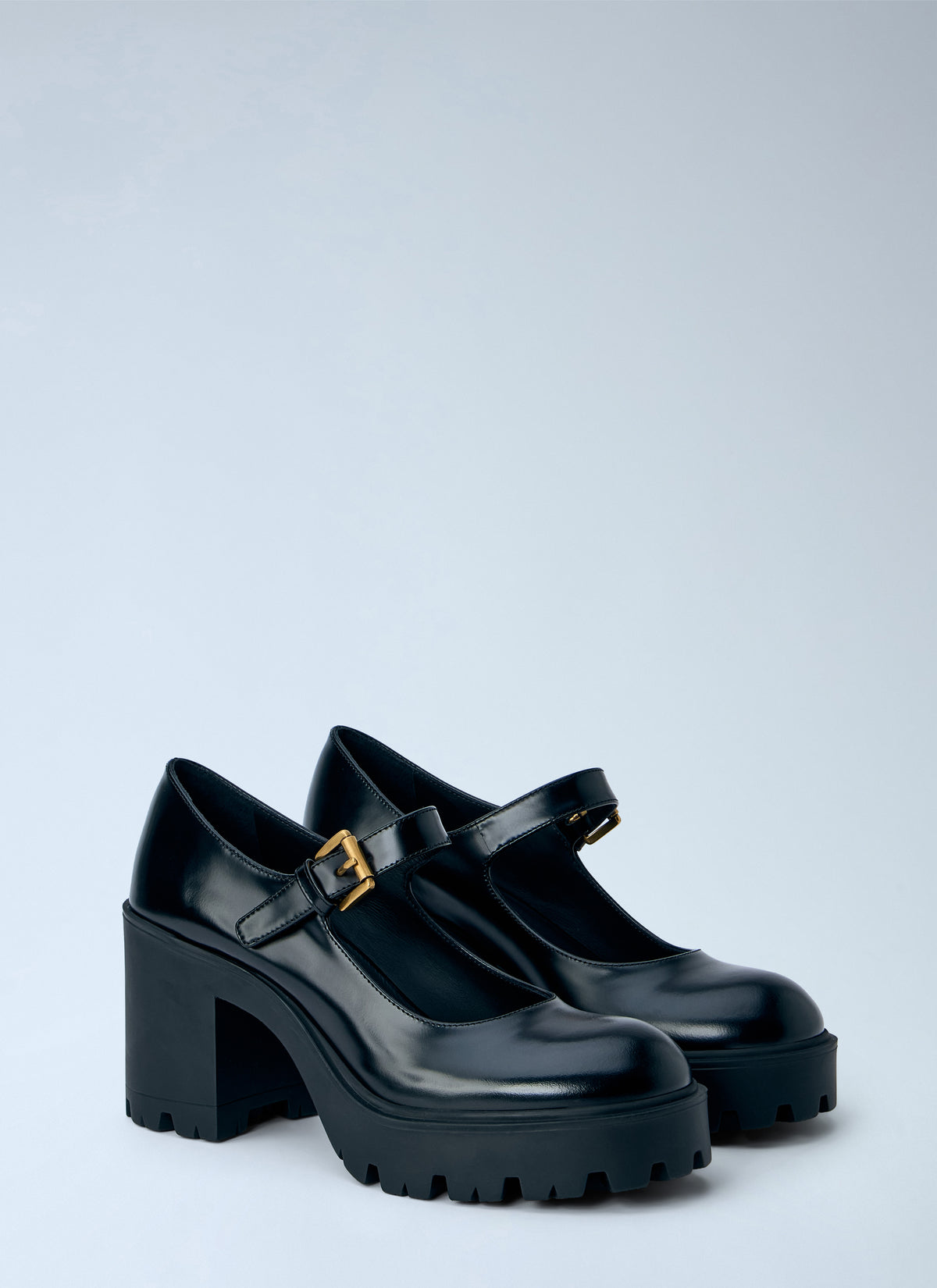 Prada Women Brushed Leather Pumps