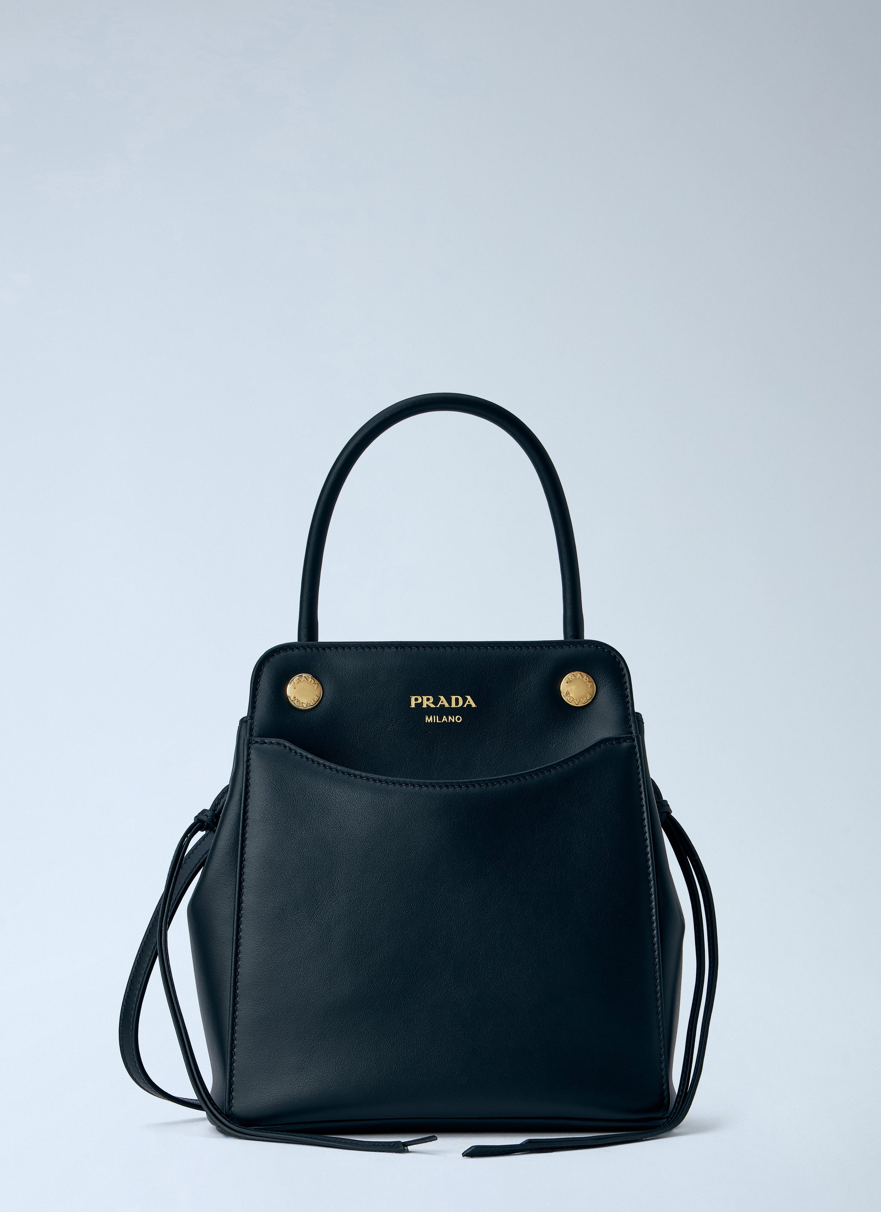 Prada Prada Women Carry Mini Leather Handbag