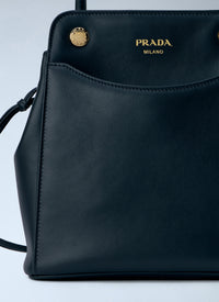 Prada Prada Women Carry Mini Leather Handbag