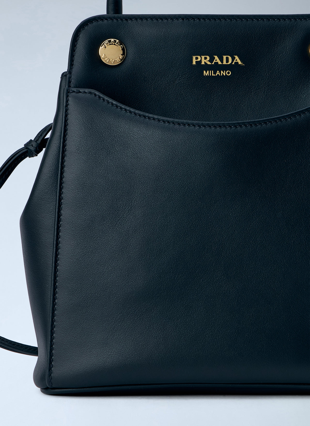 Prada Prada Women Carry Mini Leather Handbag