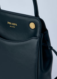 Prada Prada Women Carry Mini Leather Handbag