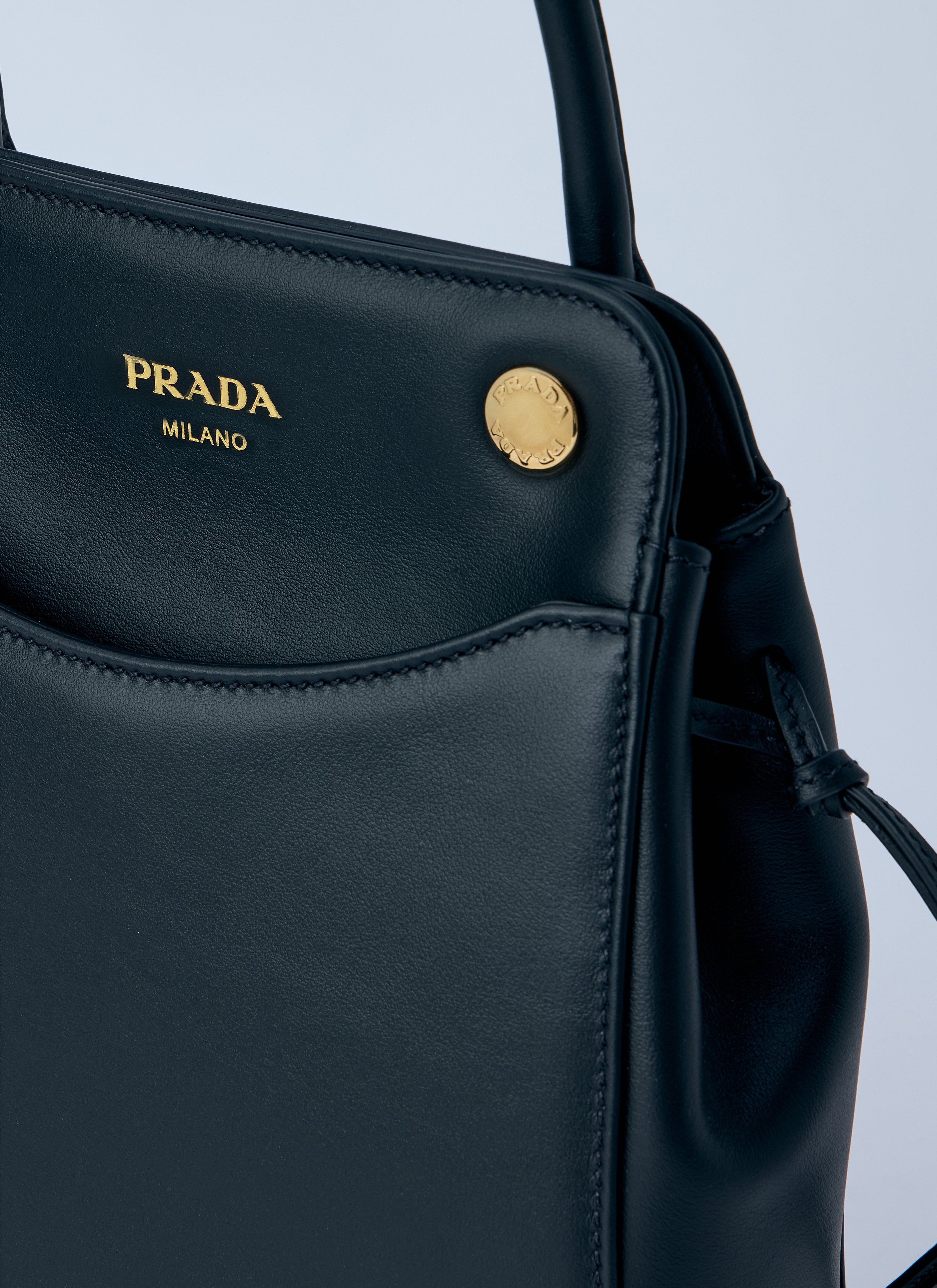 Prada Prada Women Carry Mini Leather Handbag