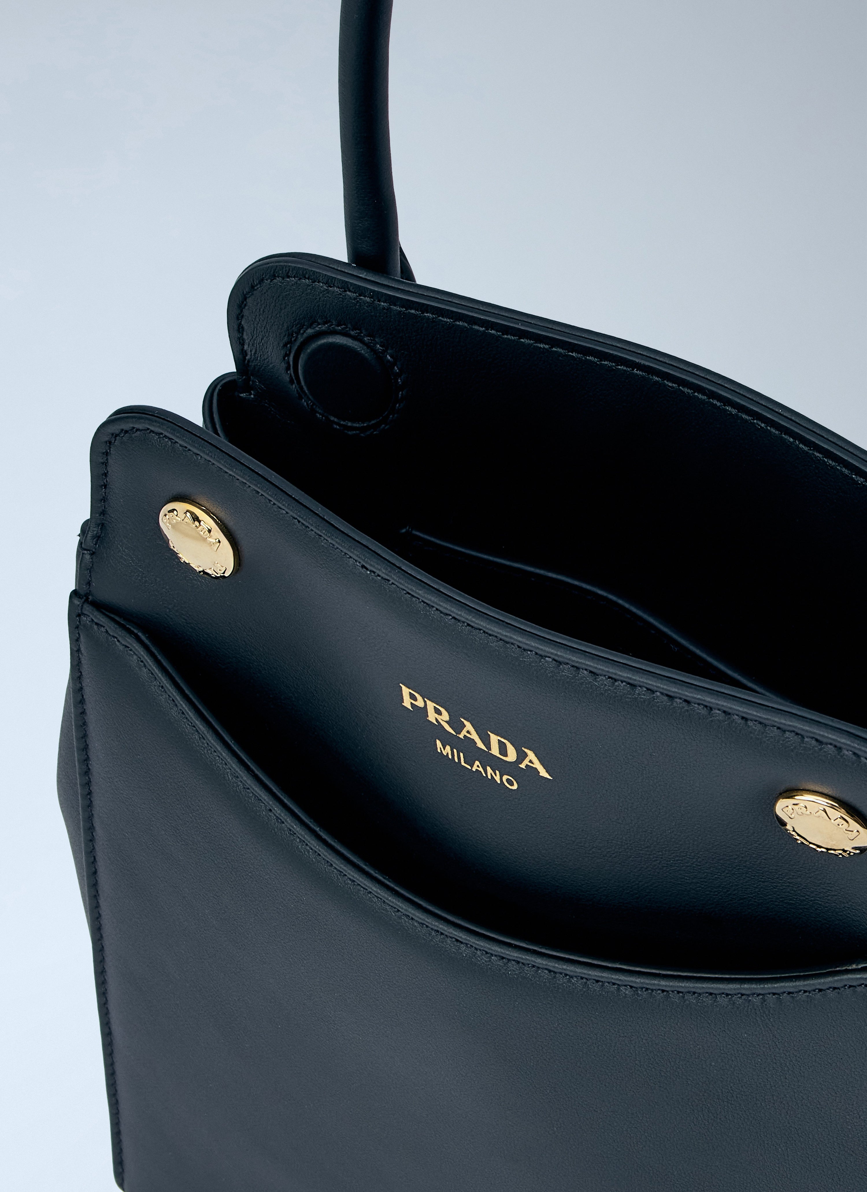 Prada Prada Women Carry Mini Leather Handbag