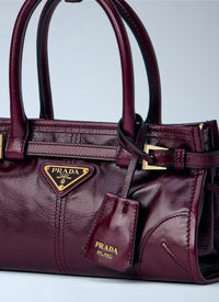 Prada Prada Women Mini Bonnie Leather Handbag